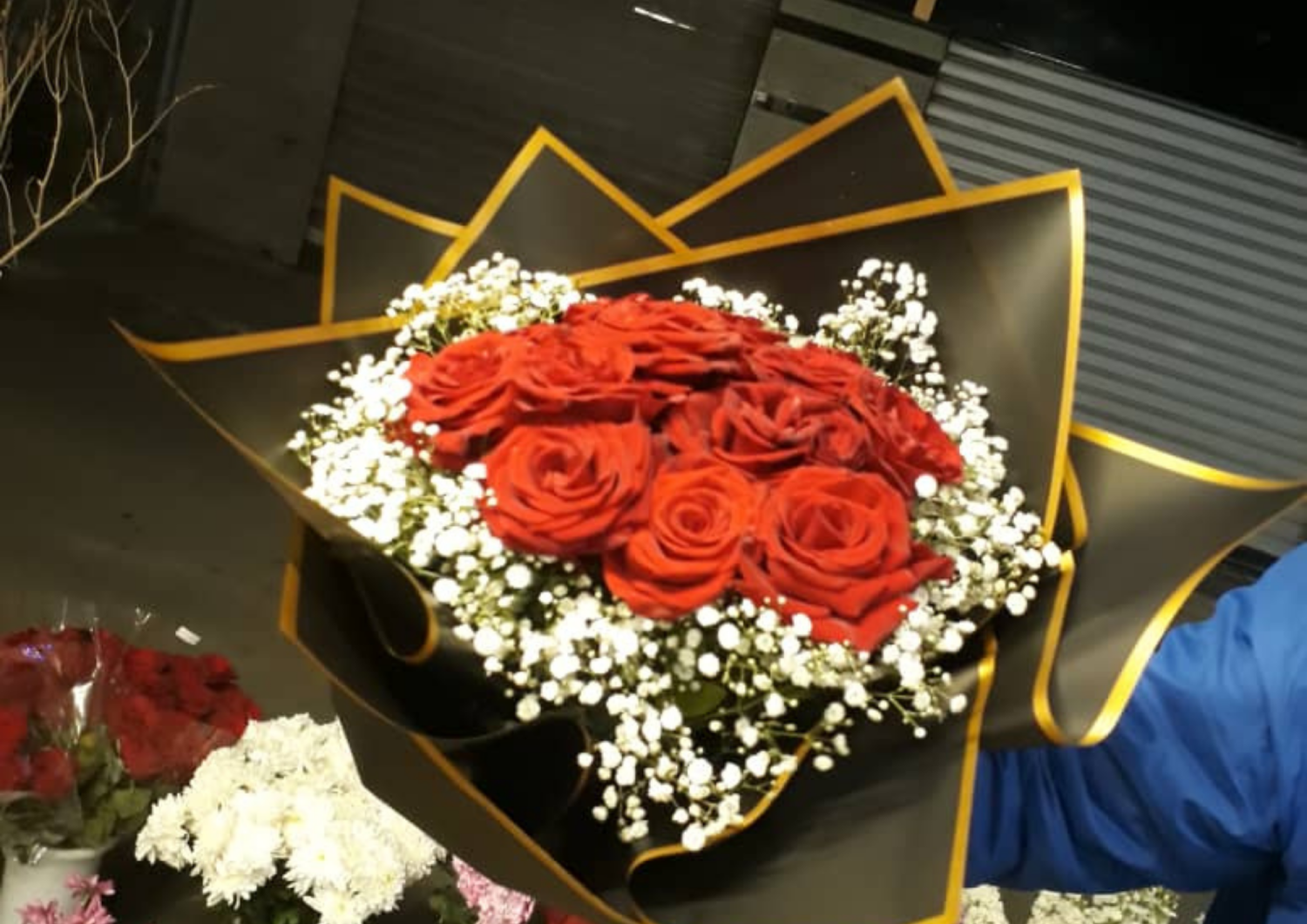 باقة ورد جوري احمر